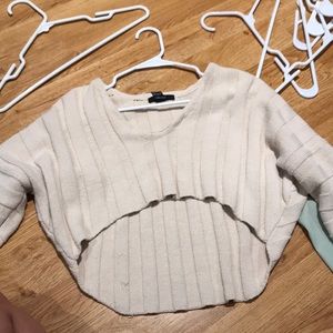 Crop sweater